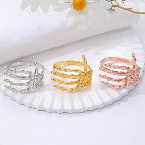 3 PCS Halloween Skull Hand Napkin Ring Ghost Hand Napkin Ring, Z1057-1, Z1057-2, Z1057-3