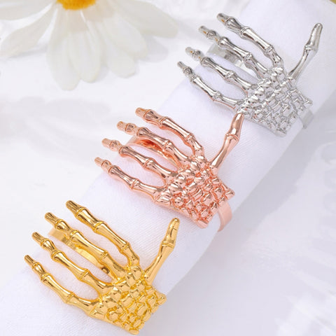 3 PCS Halloween Skull Hand Napkin Ring Ghost Hand Napkin Ring, Z1057-1, Z1057-2, Z1057-3
