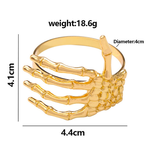 3 PCS Halloween Skull Hand Napkin Ring Ghost Hand Napkin Ring, Z1057-1, Z1057-2, Z1057-3