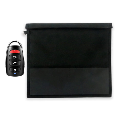 Car Key Signal Shielding Bag Tablet Mobile Phone Privacy Protective Cover, Small, Large