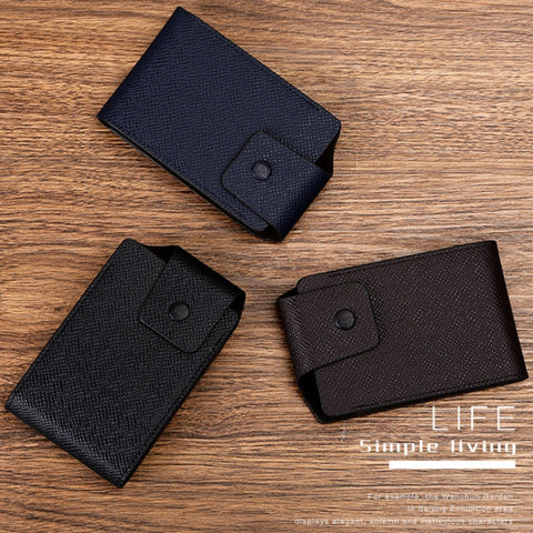 Organ Card Holder Large-capacity Card Sleeve For Men And Women, Horizontal Blue, Horizontal Black, Horizontal Coffee, Vertical Blue, Vertical  Black, Vertical Coffee
