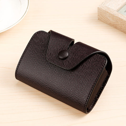 Organ Card Holder Large-capacity Card Sleeve For Men And Women, Horizontal Blue, Horizontal Black, Horizontal Coffee, Vertical Blue, Vertical  Black, Vertical Coffee
