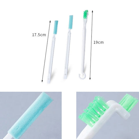 3pcs / Set Cup and Sink Crevice Cleaning Small Brush, 10 Sets