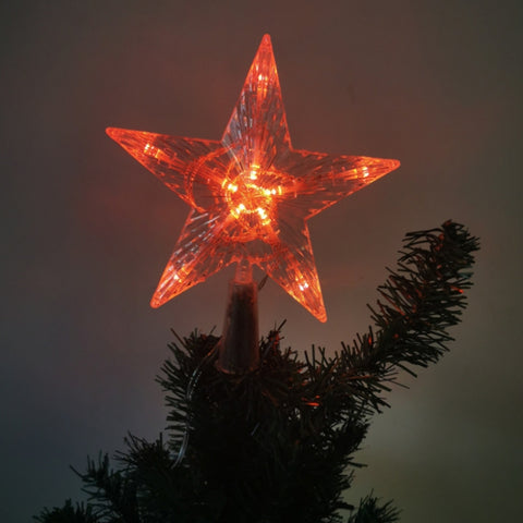 Christmas Tree Top Light LED Glowing Star Lights, Size:, Small Battery Model, Large Battery Model, Small EU Plug, Large EU Plug