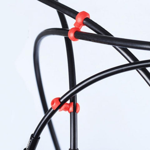 10 PCS Bicycle Handcuffs Type Shift Cable Buckle