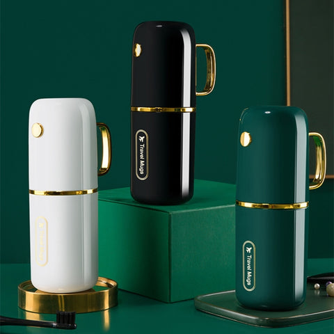JM043 Home Mouthwash Cup Set Couple Convenient Travel Toothbrush Box, Style:, 2 Cups Dark Green, 2 Cups Black, 2 Cups White, 3 Cups Dark Green, 3 Cups Black, 3 Cups White