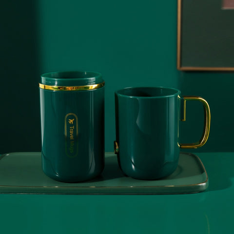 JM043 Home Mouthwash Cup Set Couple Convenient Travel Toothbrush Box, Style:, 2 Cups Dark Green, 2 Cups Black, 2 Cups White, 3 Cups Dark Green, 3 Cups Black, 3 Cups White