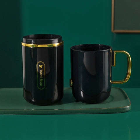 JM043 Home Mouthwash Cup Set Couple Convenient Travel Toothbrush Box, Style:, 2 Cups Dark Green, 2 Cups Black, 2 Cups White, 3 Cups Dark Green, 3 Cups Black, 3 Cups White
