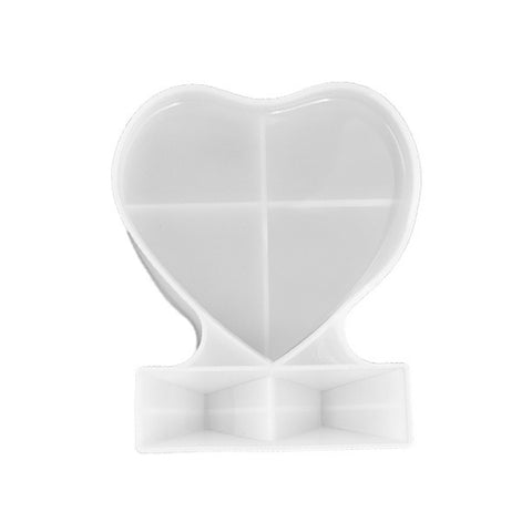 Heart-shaped Square Photo Frame Display DIY Silicone Mould, Spec:, S (Rectangle), S (Heart-shaped), L (Heart-shaped), L (Square), Vertical Rectangle