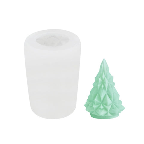 Christmas DIY Scented Candle Silicone Mold, White