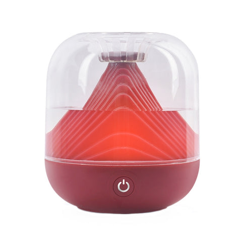 FX-039 USB Charging Ambient Light Humidifier Mountain Mini Wireless Humidifier, Green, White, Wine Red