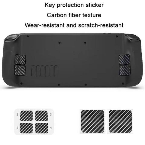 PGTECH For Steam Deck Adjustable Folding Console Stand + Trackpad Sticker Set, PGTECH Console Stand + Trackpad Sticker