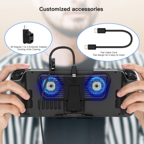 JYS For Steam Deck/Switch/OLED Game Console Cooling Fan With Bracket, JYS-SD006