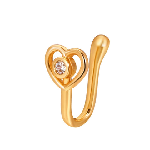 U-shaped Nose Clip Copper Inlaid With Zircon Nose Decoration, Color: G-189 Silver, G-364 Gold, G-365 Silver, G-247 Gold, G-248 Silver, G-251 Gold, G-252 Silver, G-253 Gold, G-254 Silver, G-235 Gold, G-236 Silver, G-231 Gold, G-232 Silver, G-249 Gold   ...