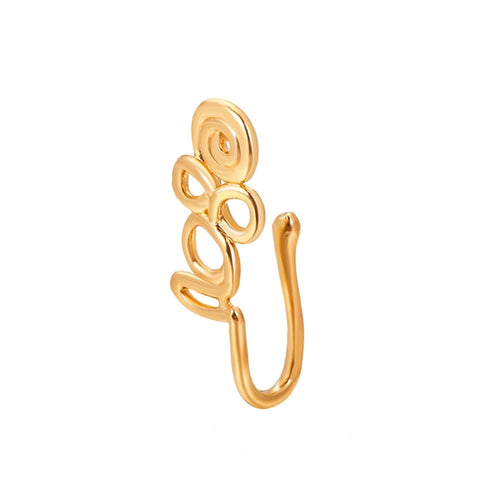 U-shaped Nose Clip Copper Inlaid With Zircon Nose Decoration, Color: G-189 Silver, G-364 Gold, G-365 Silver, G-247 Gold, G-248 Silver, G-251 Gold, G-252 Silver, G-253 Gold, G-254 Silver, G-235 Gold, G-236 Silver, G-231 Gold, G-232 Silver, G-249 Gold   ...