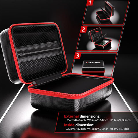 KONNWEI Large Capacity Portable Car Diagnostic Tool Storage Bag