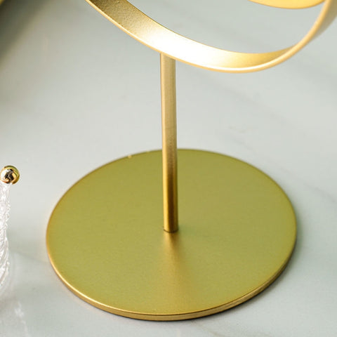 Desktop Makeup Mirror Simple Portable Mirror Rotating Dressing Mirror,Style:, Gold High Model, Gold Stand Model, Black High Model, Black Stand Model