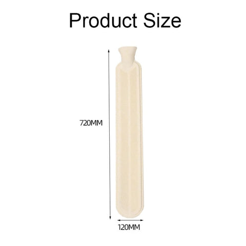 2L Long-strip Multifunctional Water-filled Rubber Hot Water Bags, Spec: Gradient Red Yellow, Gradient Red Yellow