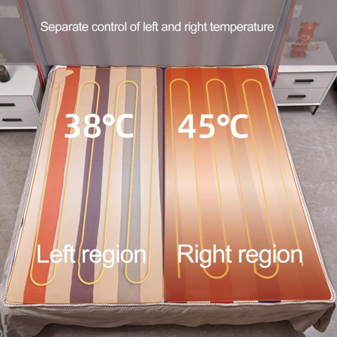 Adjustable Temperature Electric Blanket Electric Mattress, 150x80cm Single Control, 150x120cm Single Control, 180x150cm Double Control