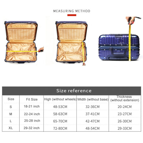 Luggage Thickening Wear-resistant Elastic Anti-dust Protection Cover, S