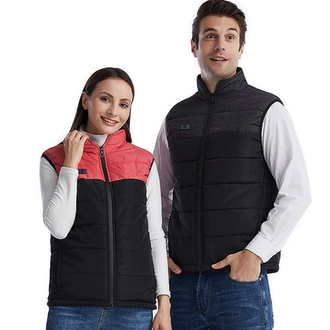 Heated Vest Electric Heating 3 Constant Temperature Warm Cotton Jacket, S, M, L, XL, 2XL, 3XL