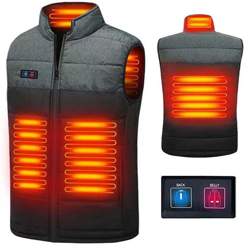 Heated Vest Electric Heating 3 Constant Temperature Warm Cotton Jacket, S, M, L, XL, 2XL, 3XL