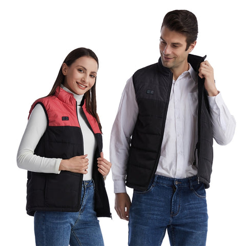 Heated Vest Electric Heating 3 Constant Temperature Warm Cotton Jacket, S, M, L, XL, 2XL, 3XL