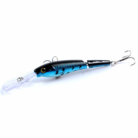 M0208 13.3cm/13.4g Lure Bionic Multi-section Mino Fake Lure Plastic Lure, M0208 1, M0208 2, M0208 3, M0208 4, M0208 5, M0208 6