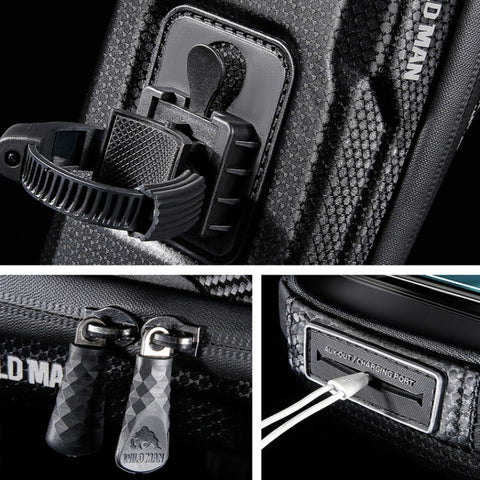 WILD MAN E16 EVA Hard Shell Touch Screen Handlebar Bag Cycling Equipment, E16