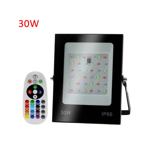 Colorful RGB Changing LED Flood Light With Remote Control, 30W, 50W, 100W, 200W
