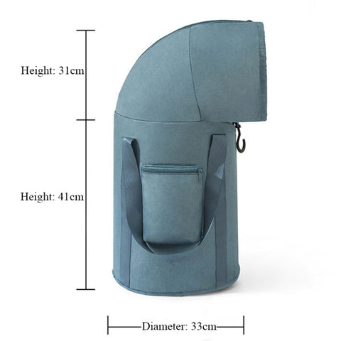 Foldable Foot Bath Bucket Knee Foot Tub Portable Bath Bag For Travel Camping