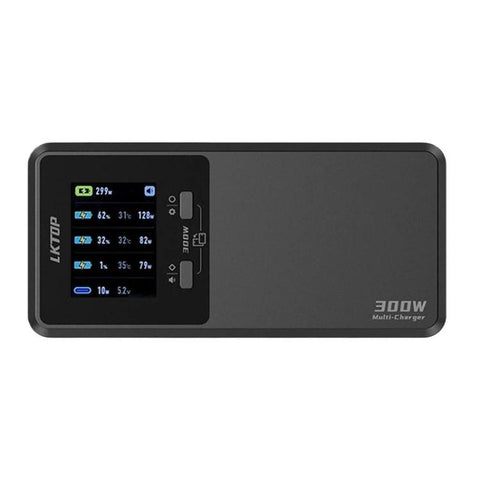 For DJI Matrice 4D / 4TD LKTOP UC363 Digital Display 3-Channel Charging Manager 300W Battery Fast Charger, US Plug, EU Plug