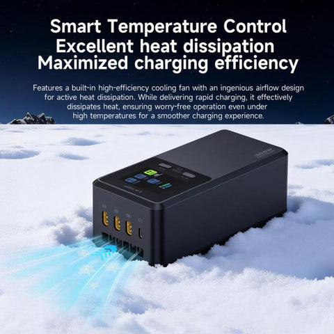 For DJI Matrice 4D / 4TD LKTOP UC363 Digital Display 3-Channel Charging Manager 300W Battery Fast Charger, US Plug, EU Plug