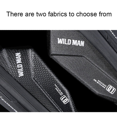 WILD MAN XT1 1L Bicycle EVA Hard Shell Phone Touch Screen Handlebar Bag, XT1(Twill), XT1(Solar)