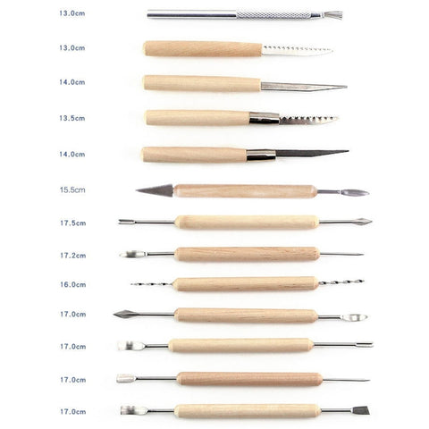 Pottery Clay Carving Knife Tools Clay Sculpting Tools Set, 36 PCS/Set