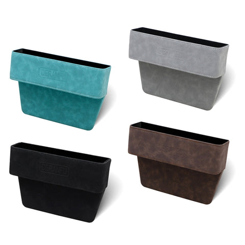 DE RAN FU Car Seat Storage Box Cup Holder Fur Citrine Phone Sundry Storage Box, 6030 Grey, 6030 Brown, 6030 Blue, 6030 Black