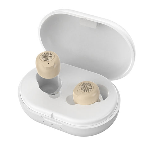 GM-902 Wireless Magnetic Charging Hearing Aids Elderly Sound Amplifier, (Red Blue+Black), (Skin-color+White), (Skin-color+Black)