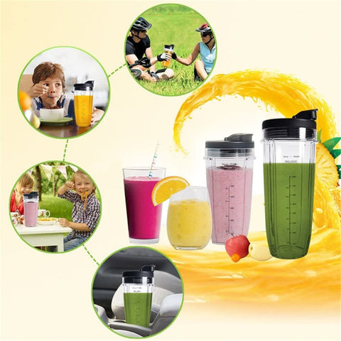 For Nutri Ninja Auto IQ Series Blenders 710ML(24oz) Measuring Scale Cup Mug, Cup Mug