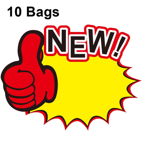 10 bags 25x19cm Explosion Sticker Product Price Tag Supermarket Price Label, WM-001, WM-002, WM-003, WM-005, WM-006, WM-007, WM-008, WM-009, WM-010, WM-011, WM-012, WM-013, XD-511, XD-520, XD-532, XD-537, XD-541, XD-559