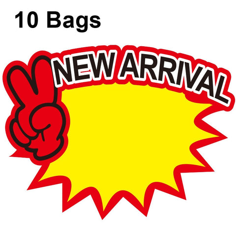 10 bags 25x19cm Explosion Sticker Product Price Tag Supermarket Price Label, WM-001, WM-002, WM-003, WM-005, WM-006, WM-007, WM-008, WM-009, WM-010, WM-011, WM-012, WM-013, XD-511, XD-520, XD-532, XD-537, XD-541, XD-559