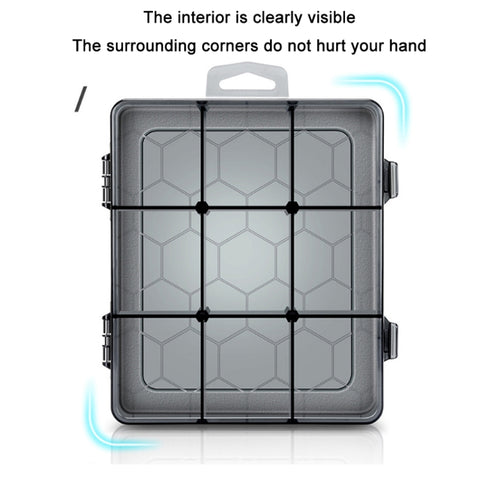 Multi-Compartment Sorted Electronic Parts Organiser, Specifications:, 18 Grid, 9 Grid, 12 Grid, 24 Grid