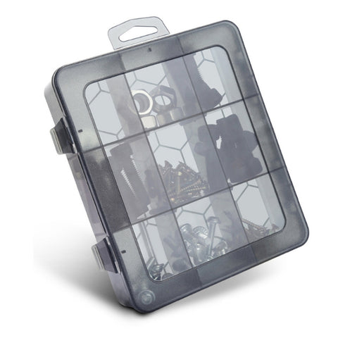 Multi-Compartment Sorted Electronic Parts Organiser, Specifications:, 18 Grid, 9 Grid, 12 Grid, 24 Grid