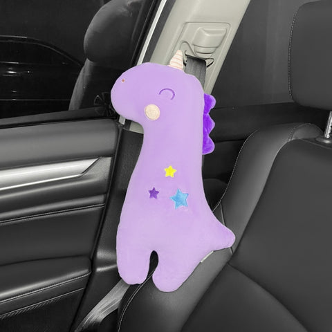 Car Seat Belt Pillow Shoulder Cover Cartoon Insurance Belt, Green, Yellow, Purple