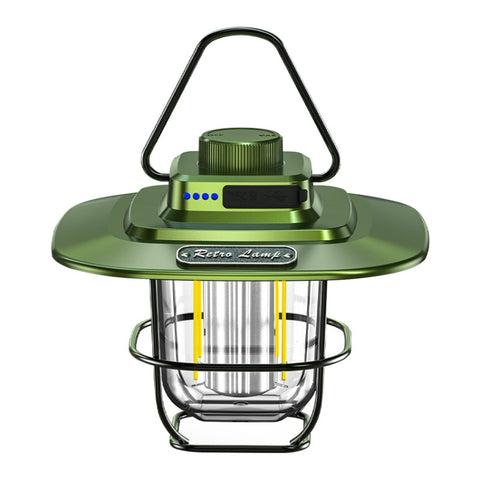 LY02 LED Retro Lantern Hand Tent Lamp USB Charging Camping Light, LY02 White, LY02 Black, LY02 Green