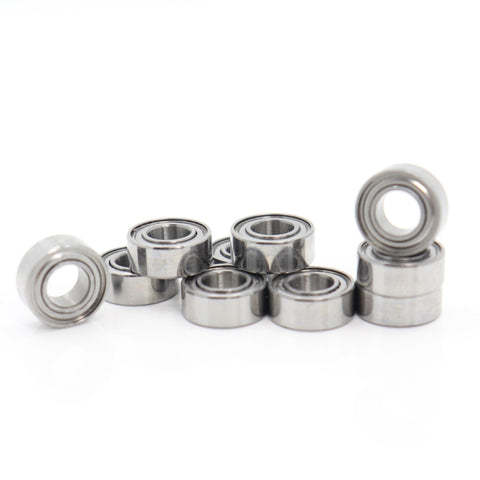 20pcs 5x10x4mm Miniature Silent Bearings For High-Speed Gear Machinery And Equipment, MR105ZZ 5x10x4mm