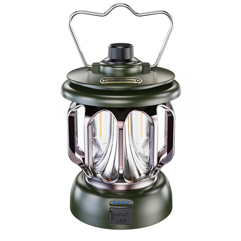 LH-B46 LED Retro Tent Light Convenient USB Charging Camping Light, LH-B46 White, LH-B46 Green, LH-B46 Black
