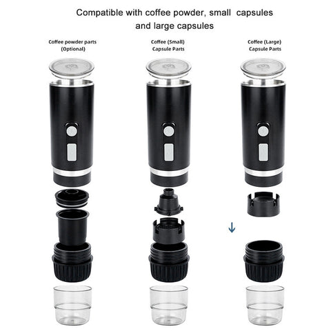 KFJ100 Portable Universal Automatic Espresso Capsule Coffee Maker, KFJ100