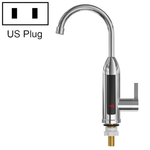 Smart Household Digital Display Instant Hot Kitchen Electric Faucet, Plug:, EU Plug, US Plug, UK Plug