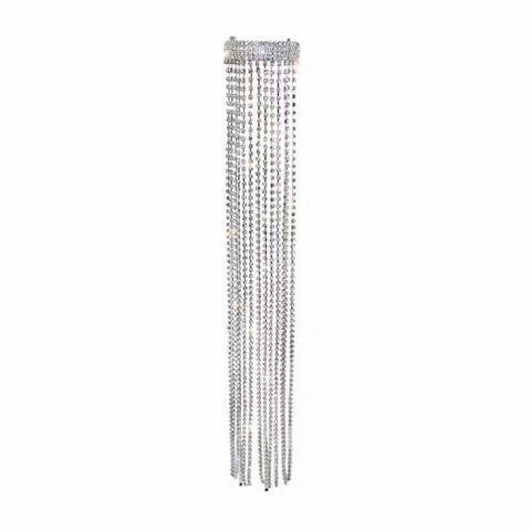 Fringe Flash Diamond Chain Hair Accessories Female Braided Hair Band, Chain Hair Band