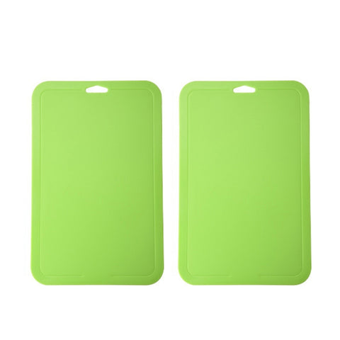 2pcs Baby Auxiliary Cutting Board Fruit and Vegetable Cutting Plastic Board, 2pcs Pink, 2pcs Blue, 2pcs Green